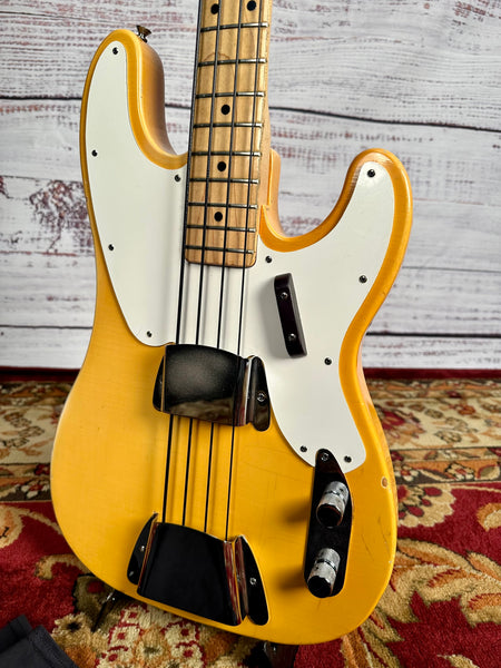 1971 Fender Oly White Telecaster Bass With Donald Duck Dunn "C" Style Profile Maple Neck One Owner W/O/H/S/C Neck