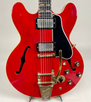 1961 Gibson ES-345 TD with Original Brown Hard Shell Case with Bigsby Cherry Freddie King